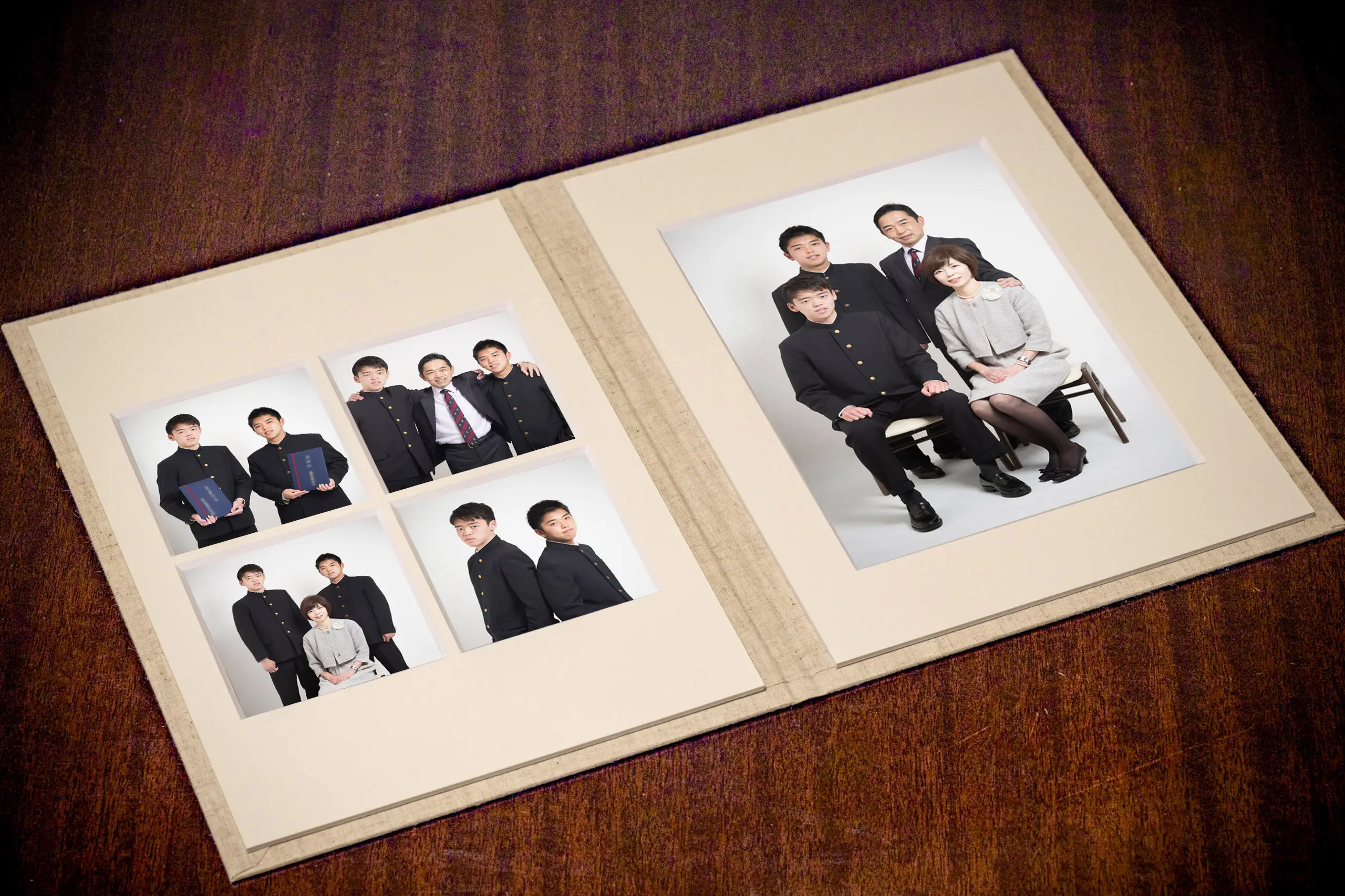 ペルフェット台紙 2面台紙付