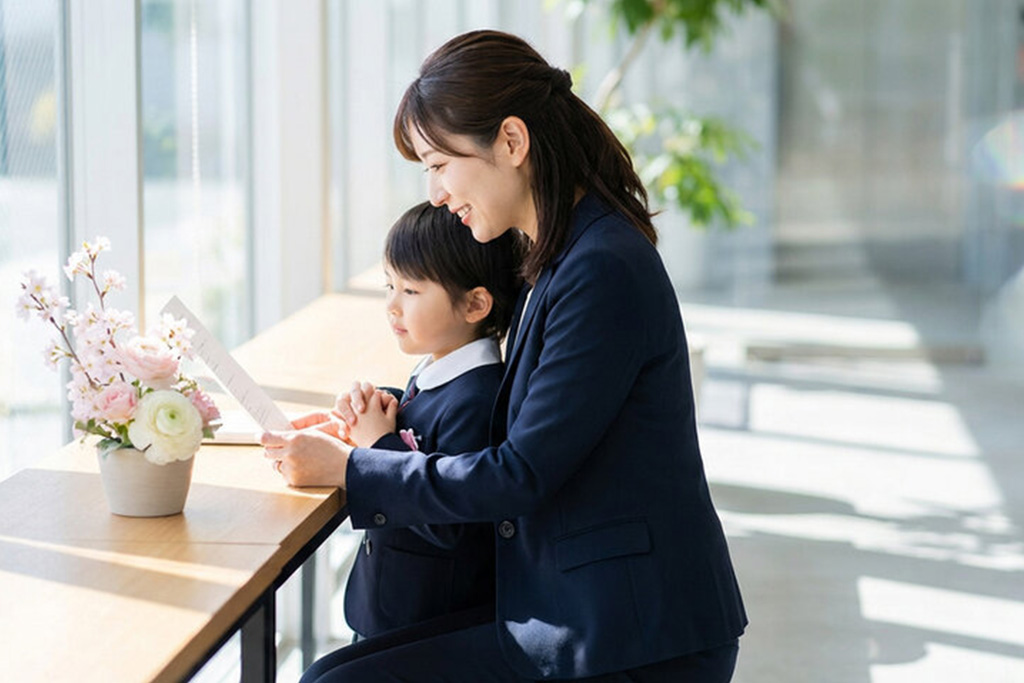 幼稚園受験用証明写真（ご家族写真あり）